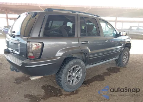 2002 Jeep Grand Cherokee Overland z USA, uszkodzony, nr VIN 1J8GW68JX2C104082